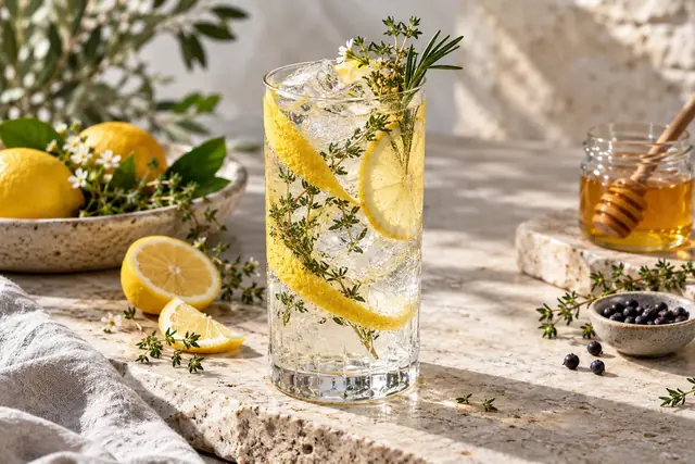 Gin tonic aux agrumes
